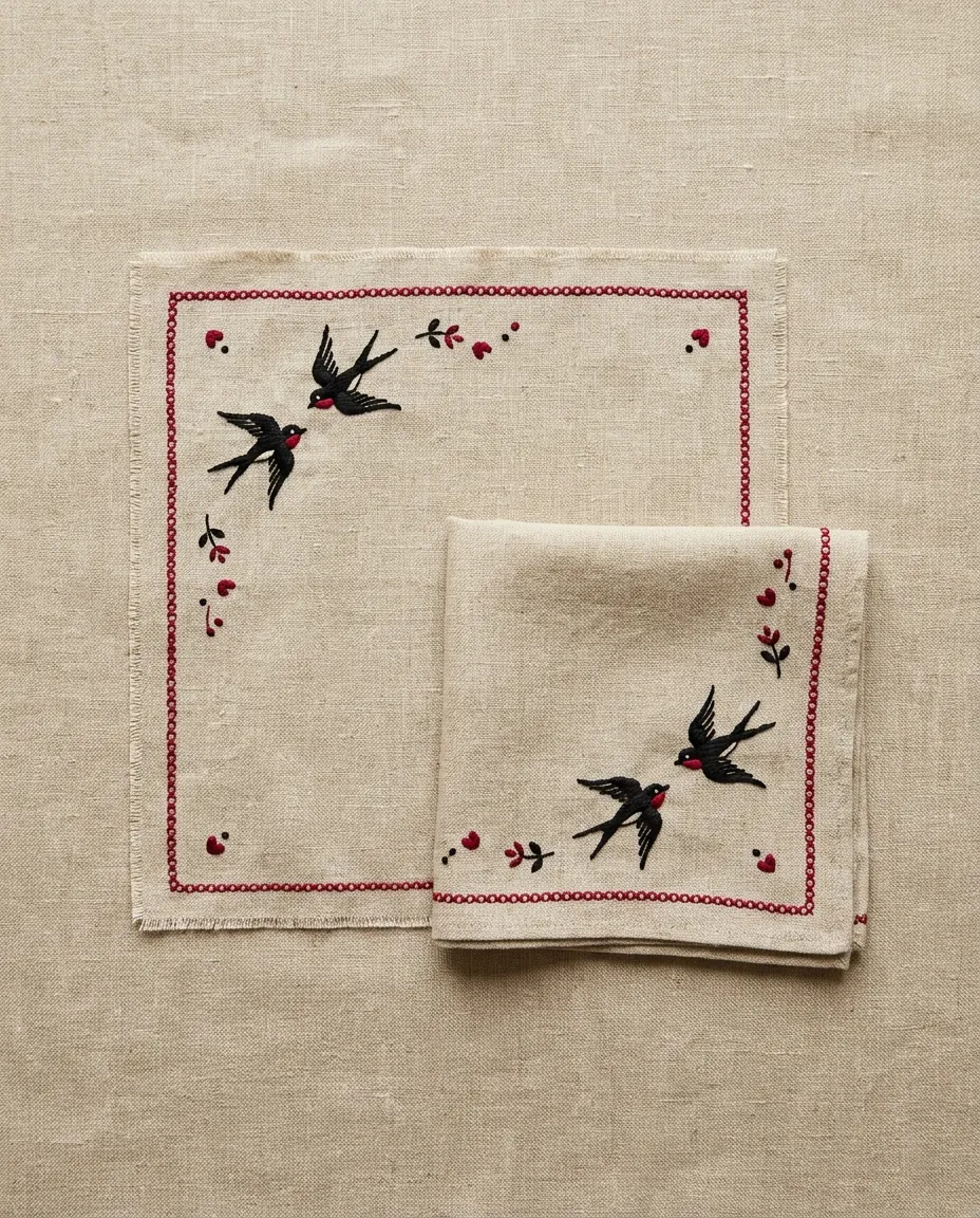 Andorinha Handkerchief Set