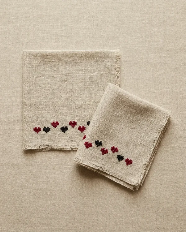 Little Hearts Handkerchief Set