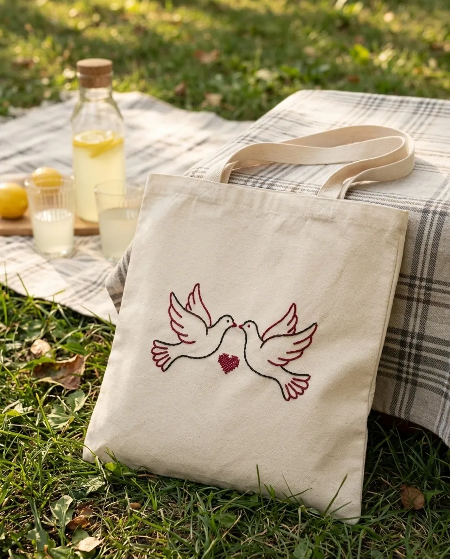 Pombas Tote Bag – in use