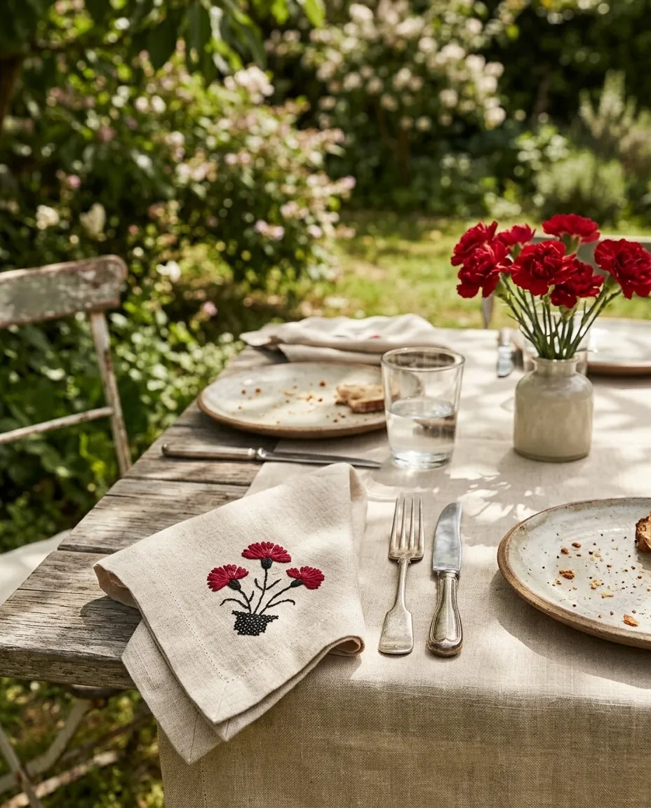 Cravo Napkins, Set of 4 – in use