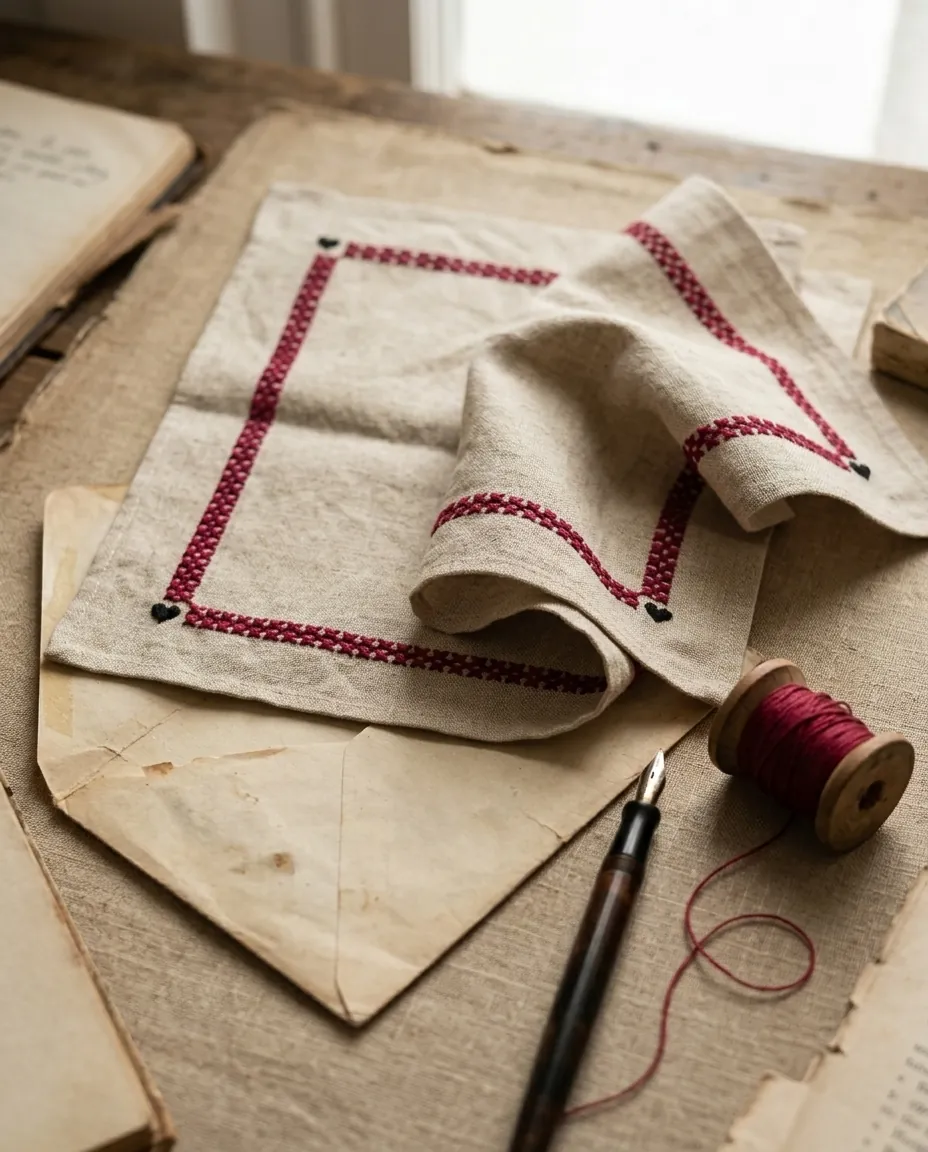 Carta Handkerchief Set – in use